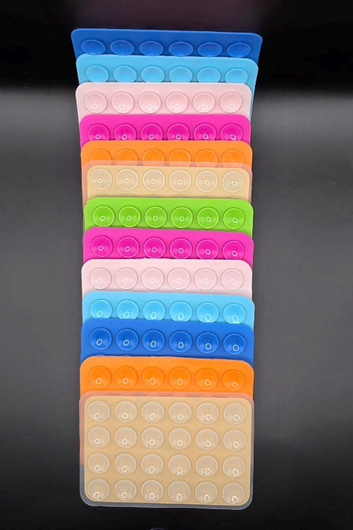 Suporte de Ventosas em Silicone para Telemóvel - Várias Cores