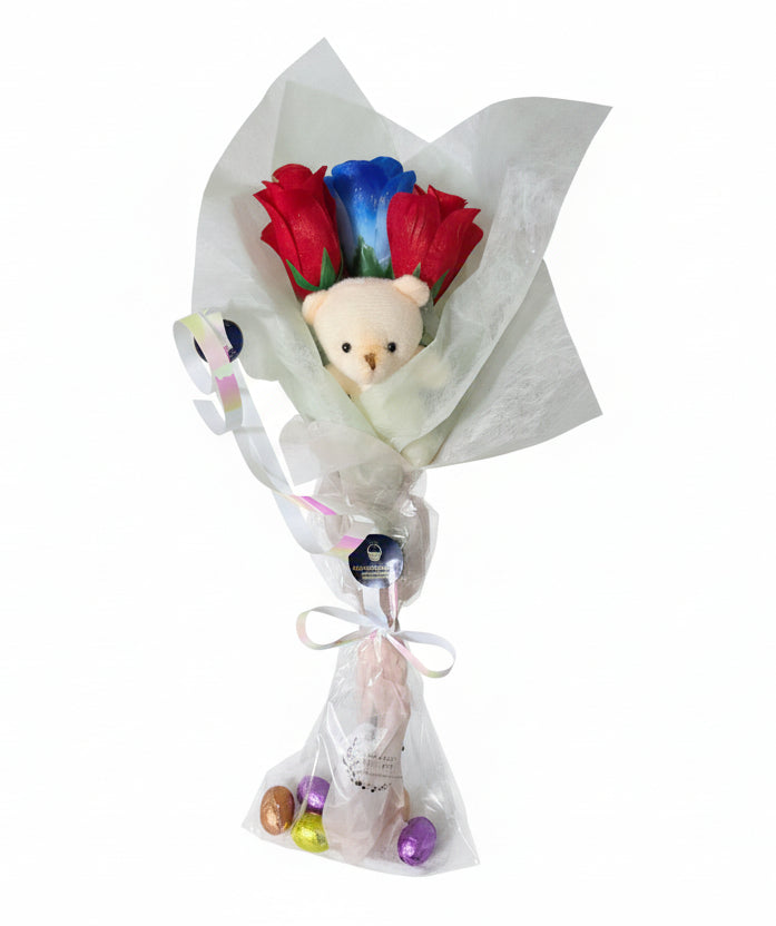 Ramo Encantado com Ursinho e Mimos de Chocolate*Teddy & Schokolade
ZauberstrauĂ mit KuschelbĂ€r und Schoko-Ăberraschung