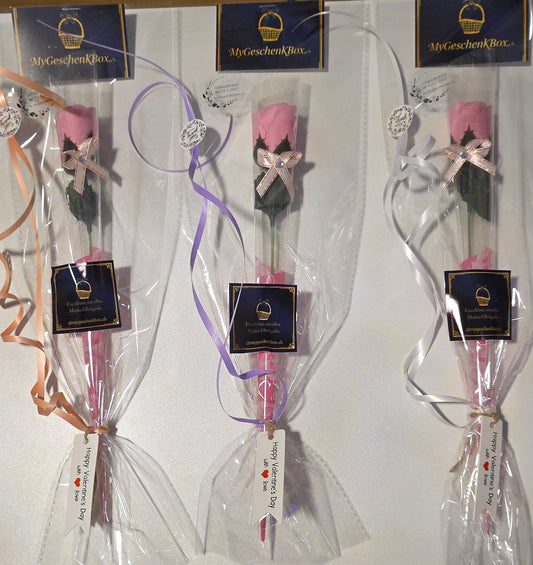 Rosa Encantada: Brilho e Perfume Exclusivo (Unidade)