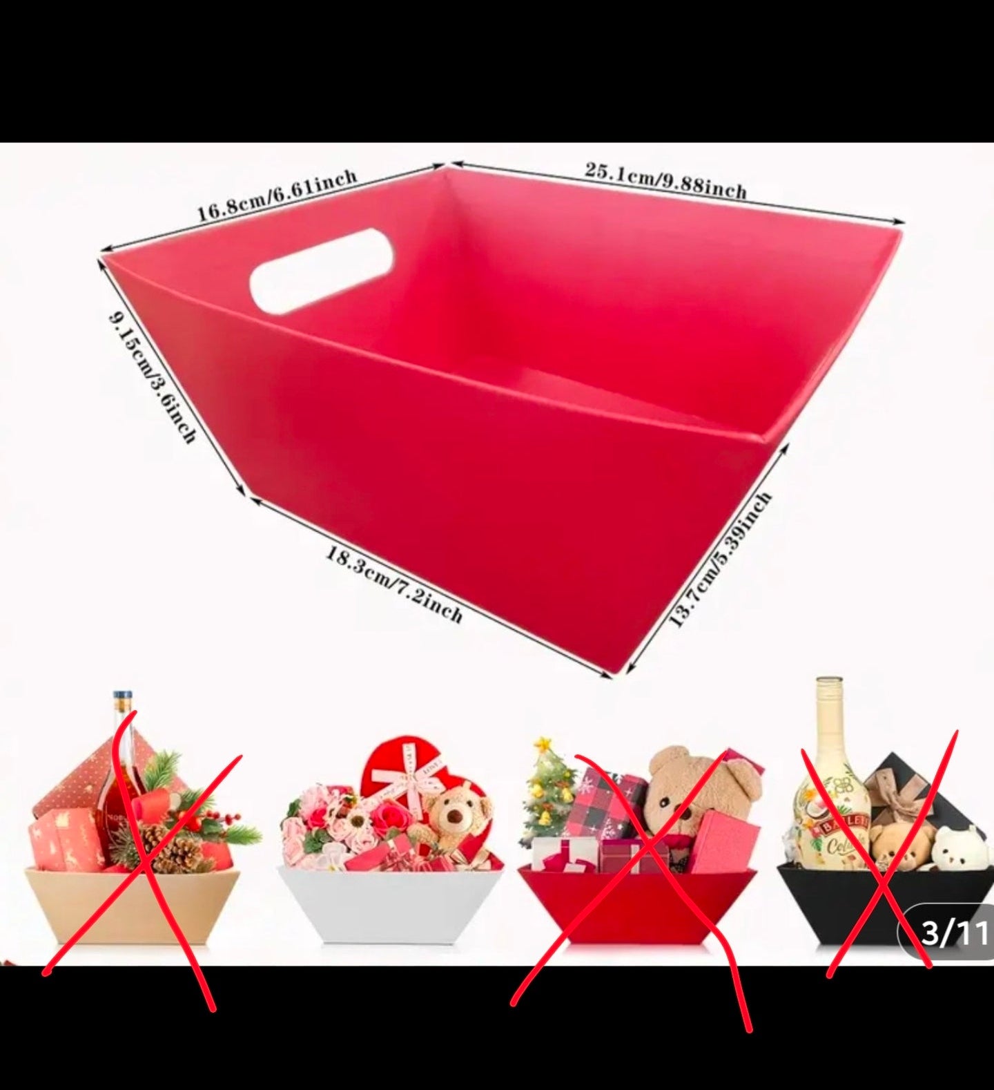 Cesto Expositor Premium com Pegas – Personalize a sua BoxPremium🎁 Präsentkorb mit Griffen – Gestalten Sie Ihre eigene Box