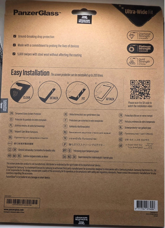 PanzerGlass para Samsung Galaxy Tab A9+ | Proteção Ultra-Wide Fit