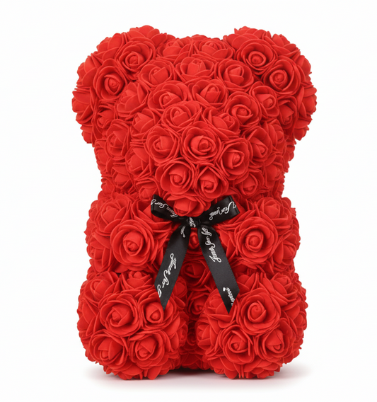 Ursinho de Rosas Artificiais Premium - Edição Especial (23cm)
 |Premium Rosenbär aus künstlichen Rosen - Sonderedition (23cm)