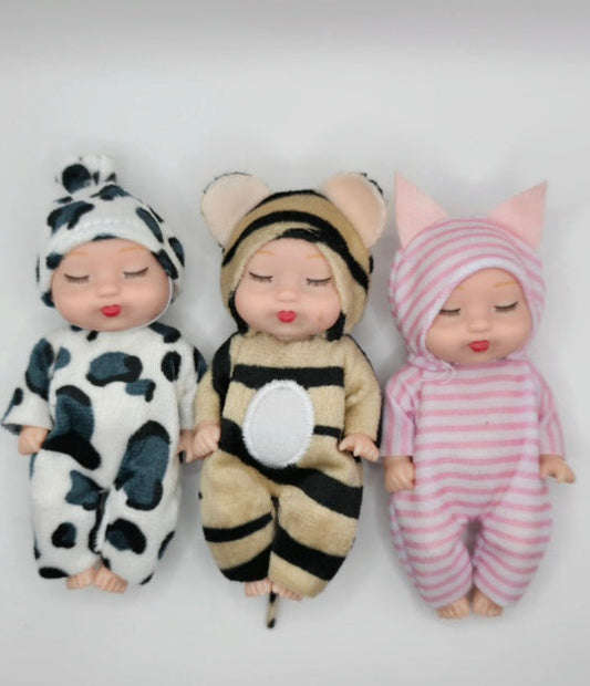 Coleção Baby Dolls Animais – Conjunto Encantador (6 Unidades)