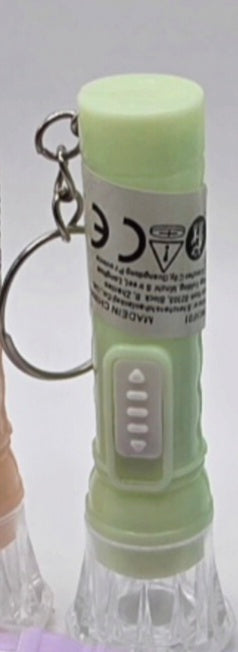 Porta-chaves Mini Lanterna LED / Mini LED Taschenlampe Schlüsselanhänger.