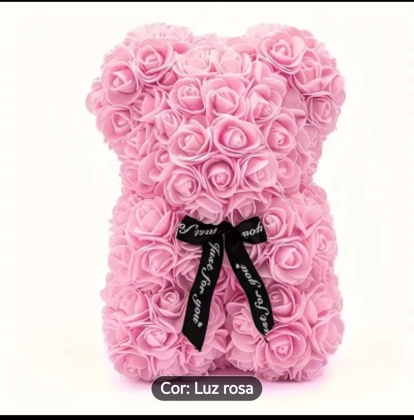 Ursinho de Rosas Artificiais Premium - Edição Especial (23cm)
 |Premium Rosenbär aus künstlichen Rosen - Sonderedition (23cm)