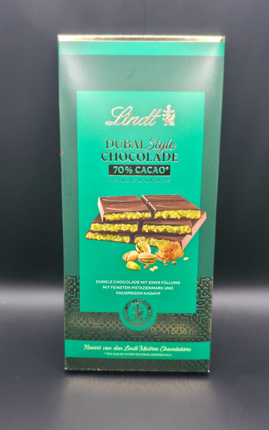 ✨️Lindt Dubai Style - Chocolate Amargo 70% com Pistache e Kadayif
✨️Lindt Dubai Style Schokolade - 70% Cacao mit Pistazienmark & Kadayif