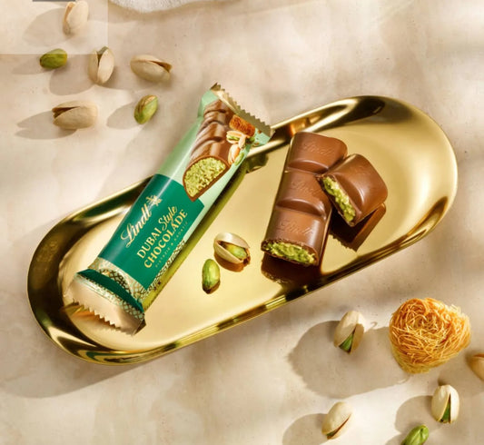 💎Lindt Dubai Style - Chocolate ao Leite com Pistache e Kadayif
💎Lindt Dubai Style Schokolade - Milchschokolade mit Pistazienmark & Kadayif