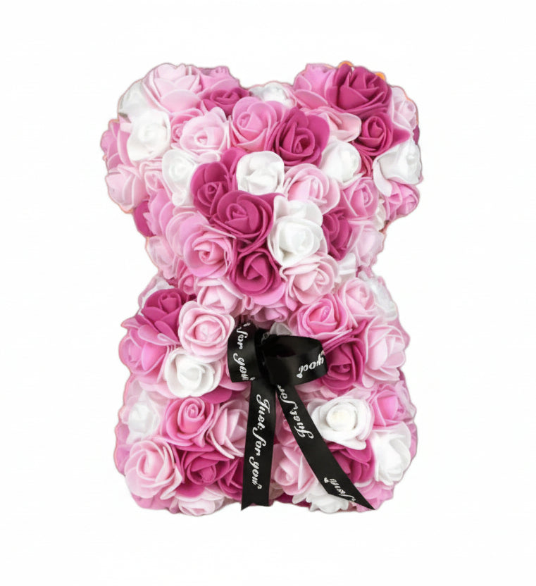 Ursinho de Rosas Artificiais Premium - Edição Especial (23cm)
 |Premium Rosenbär aus künstlichen Rosen - Sonderedition (23cm)
