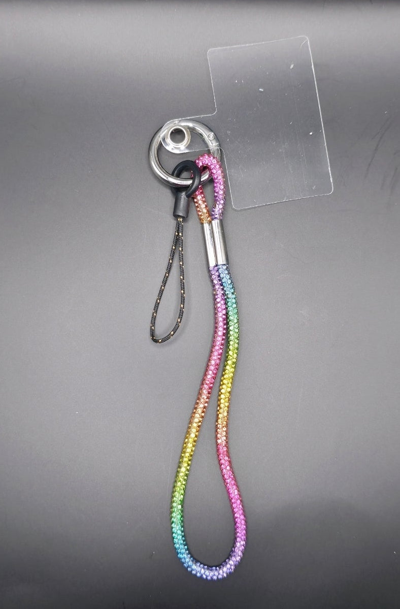 Alça de Pulso (Phone Strap) com Cristais Strass - Brilho Premium