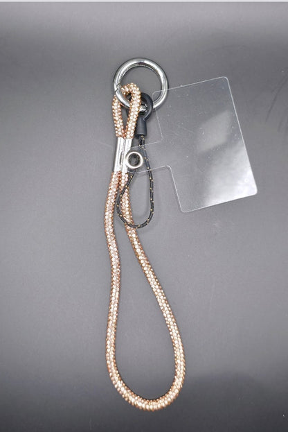 Alça de Pulso (Phone Strap) com Cristais Strass - Brilho Premium