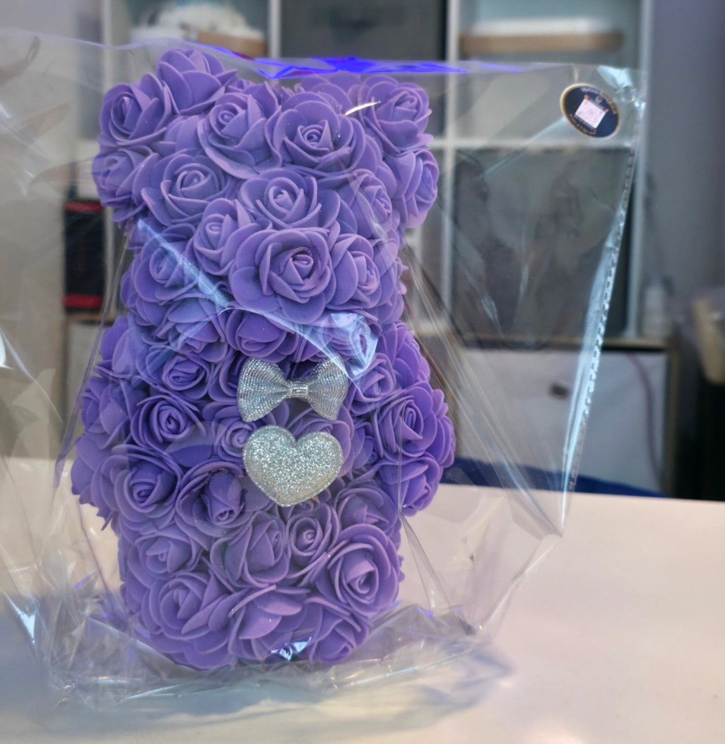 Ursos de rosas perfumados e com gliter( diversos)|Duftende Rosenbären mit Glitter(diversen)