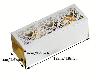 💎Caixa de Luxo Dourada com Corte a Laser – Edição Especial (12 x 4 x 4 cm)💎Luxus-Geschenkbox in Gold mit Laserschnitt – Sonderedition (12 x 4 x 4 cm)