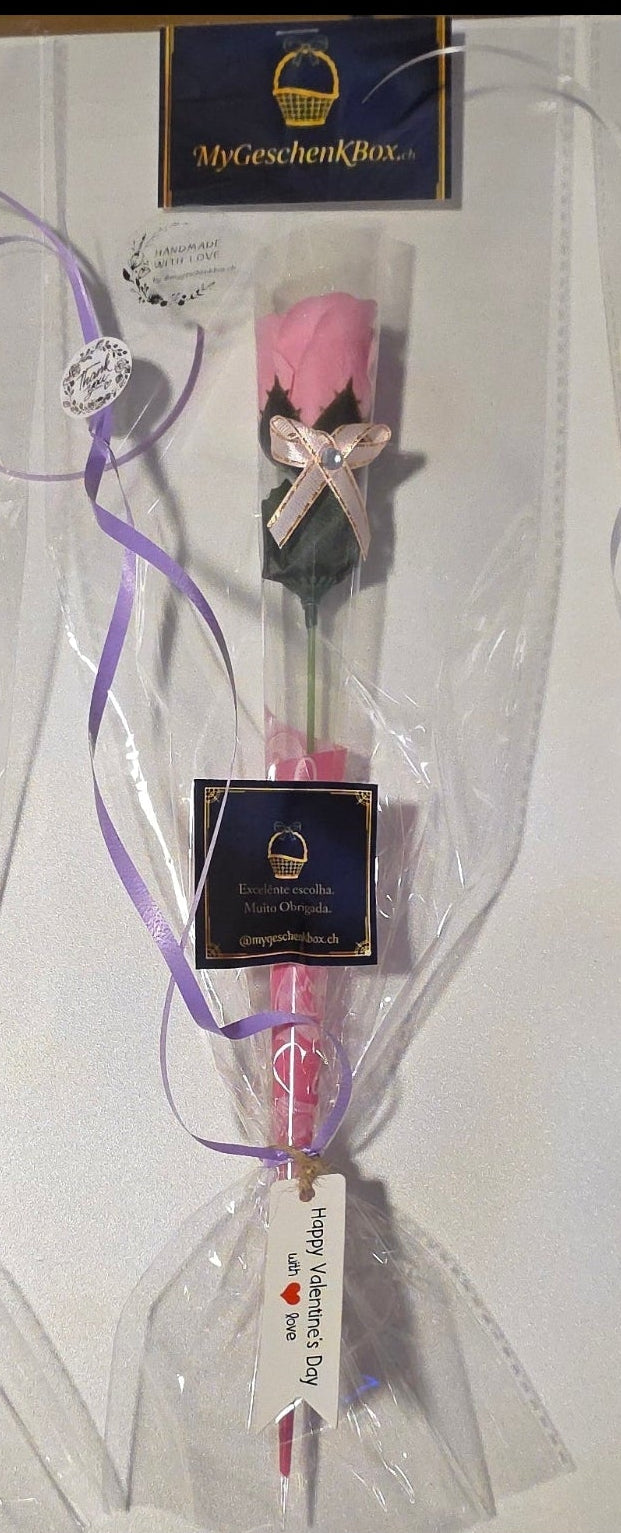 Rosa Encantada: Brilho e Perfume Exclusivo (Unidade)