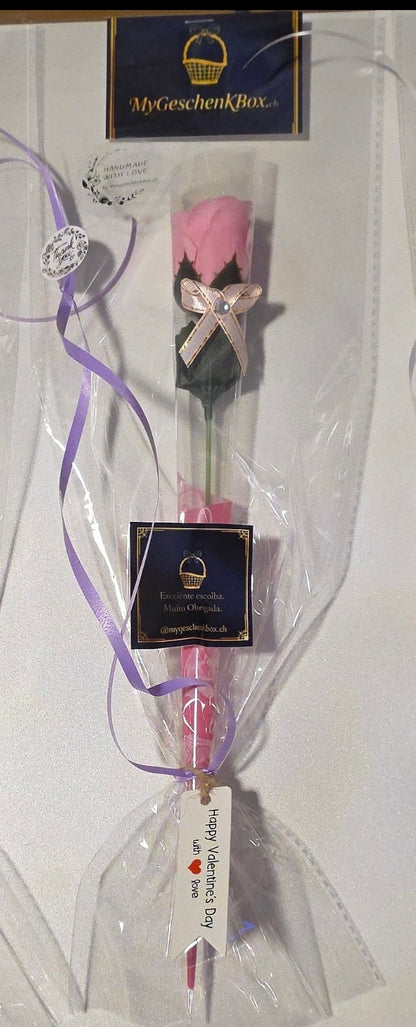 Rosa Encantada: Brilho e Perfume Exclusivo (Unidade)